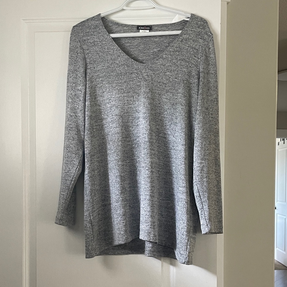 Bundle of v-neck long sleeve, elegant sleeveless poncho style sweater